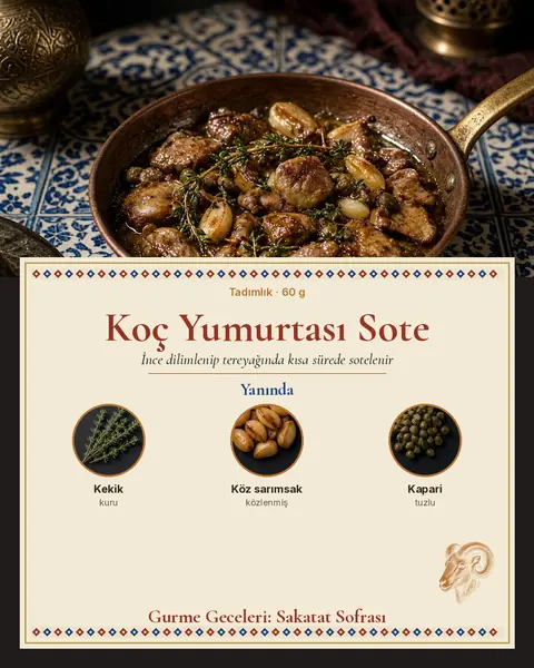 Koç Yumurtası Sote